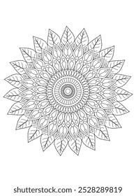 Flower coloring pages for kids