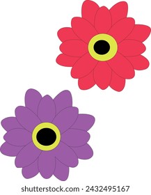 
Blumenfarbseite für Kinder