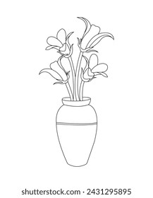 flower colouring page
flower coloring page 