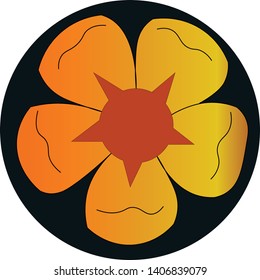 flower company logo design - vector