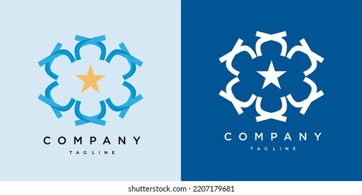 Flower company logo, or goods provider