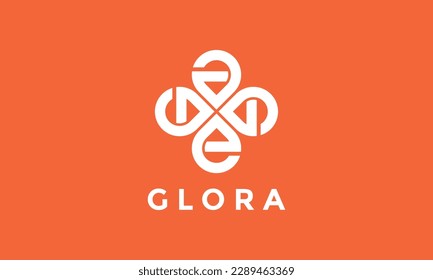 Flower concept for logo spa, environment and business