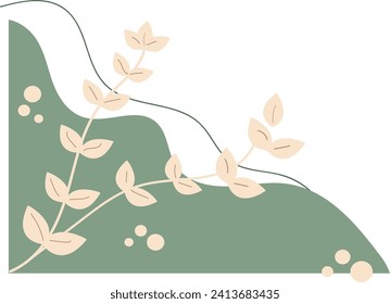 Blumenkornform Form für Vorlage oder Geschäftsdesign oder Hochzeitsplanung