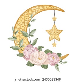 Flower corolla in the shape of a crescent