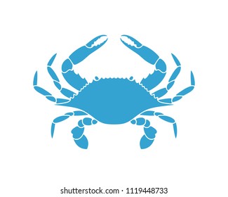 Flower Crab. Blue Swimmer Crab

