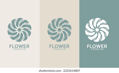 flower creative company logo design