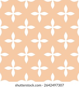 Flower cross minimalist pattern seamless and timeless