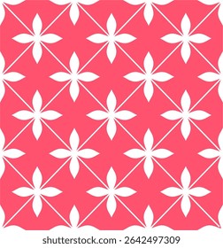 Flower cross minimalist pattern seamless and timeless