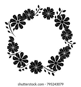 flower crown emblem  icon image 