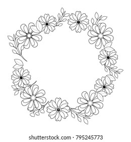 flower crown emblem  icon image 