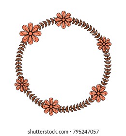flower crown emblem  icon image 