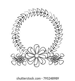 flower crown emblem  icon image 