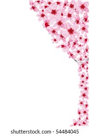 Flower curtain