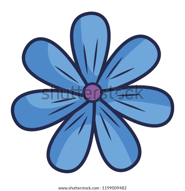 Flower Cute Cartoon Stock Vector (Royalty Free) 1199009482 | Shutterstock