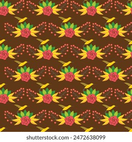 flower cute pattern seamles Free Vector