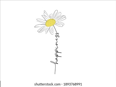 Marea de flores y mensaje escrito a mano