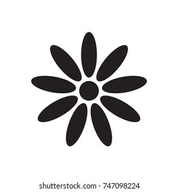 Flower daisy icon symbol vector