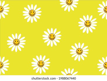 flower daisy vector art design hand drawn