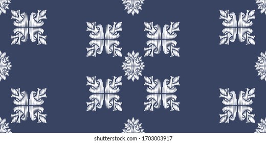 Mármol de flores ornamentado sin costuras. Diseño de superficie vectorial para tejidos, prendas de vestir, libros, interiores, fondo de papel pintado