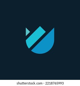 flower data chart logo. statistic and analytic diagram