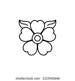 flower, day of the dead icon. Element of day the Dead in Mexico line icon. Thin line icon for website design and development, app development. Premium icon