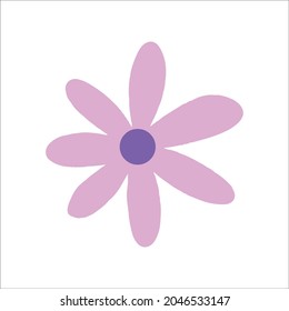 flower decoration flat icon illustration