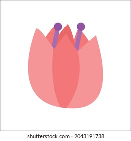 flower decoration  icon fill illustration