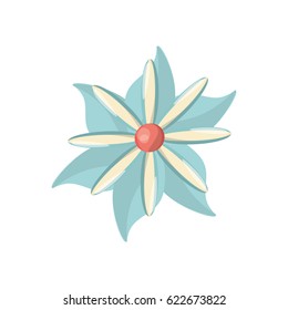 flower decoration nature icon