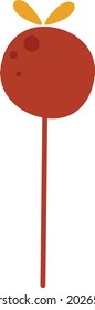 flower decorative element for autumn design