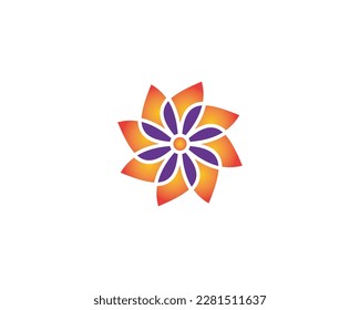 Flower decorative ornament design elements vector illustration 