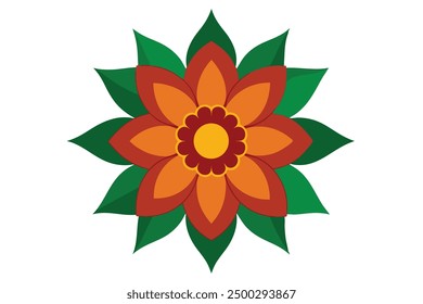 Blumen dekorative Vektorgrafik Cartoon, Clipart und Line Art Design für Micro Stock