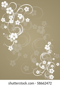 flower decoratively romantically abstraction illustration
