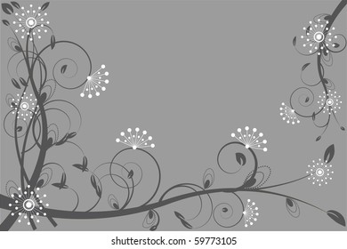 flower decoratively romantically abstraction illustration