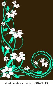 flower decoratively romantically abstraction illustration