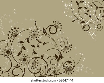 flower decoratively romantically abstraction illustration