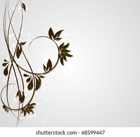 flower decoratively romantically abstraction illustration
