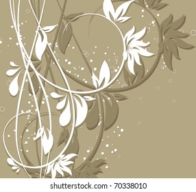 flower decoratively romantically abstraction illustration