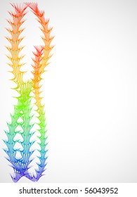 flower decoratively stylized abstraction illustration