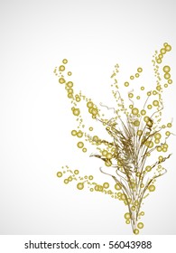 flower decoratively stylized abstraction illustration