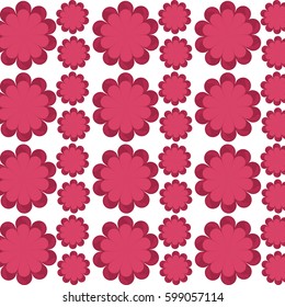 flower delicate seamless pattern design vector illustration eps 10