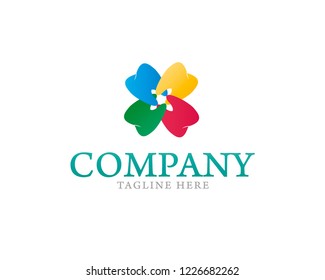 Flower dentist logo