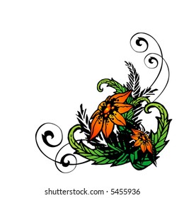 flower design art abstract beauty backgrounds beautiful nature decoration floral vector spring