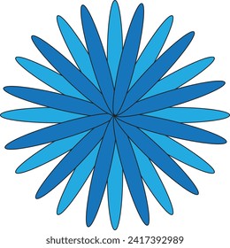arte de diseño floral vectorial activo