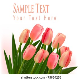 Flower design border.