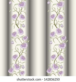 flower design card Vector illustration can be used for website background and greeting cards or cover decoration