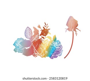FLOWER DESIGN FOR CARDS AND GREETING CARD DESIGNING