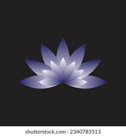 Flower Design Colorful Simple Vector Illustration