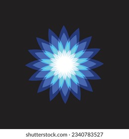 Diseño de Flores Colorido e Ilustración de Vectores Sencillos