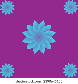  Flower design in different colors