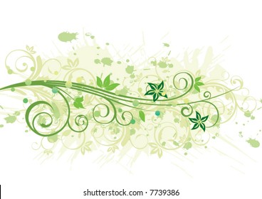 Flower design element